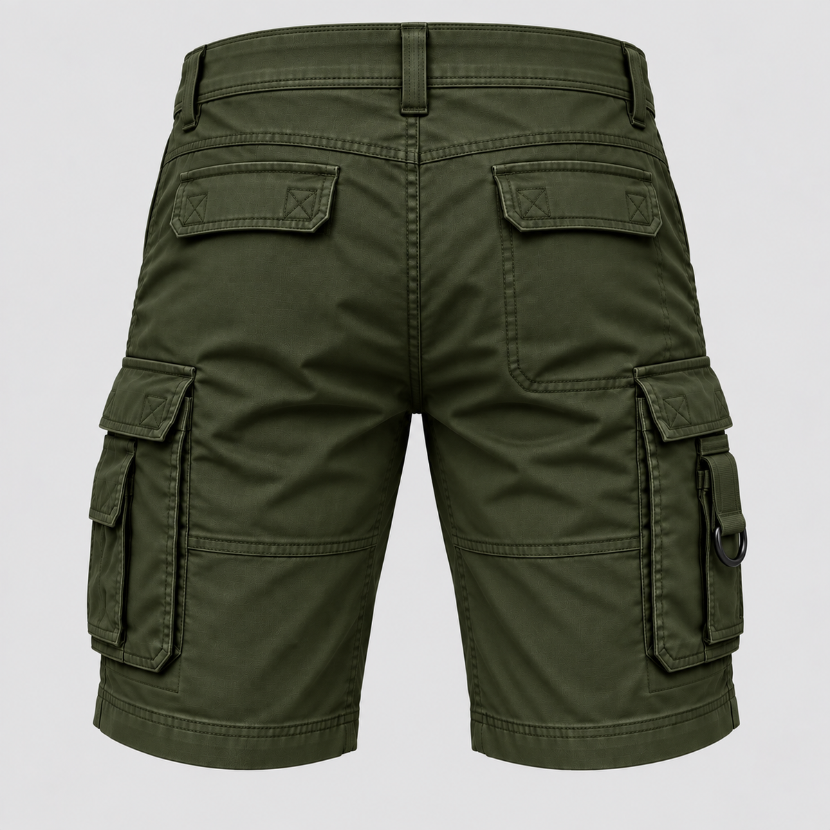 Herre Cargoshorts – Afslappet Pasform Bomuld Multi-lomme
