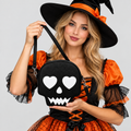 Kranieformet Crossbodytaske - Halloween-Taske i PU-Læder