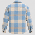 Flannelskjorte til Herrer - Tern, Knaplukning, Brystlomme