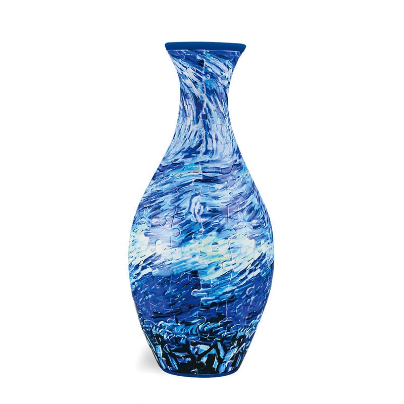 3D Puzzle Vase – EcoBloom, Dekorativ Blomstervase med Aftagelig Vandbeholder