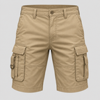 Herre Cargoshorts – Afslappet Pasform Bomuld Multi-lomme