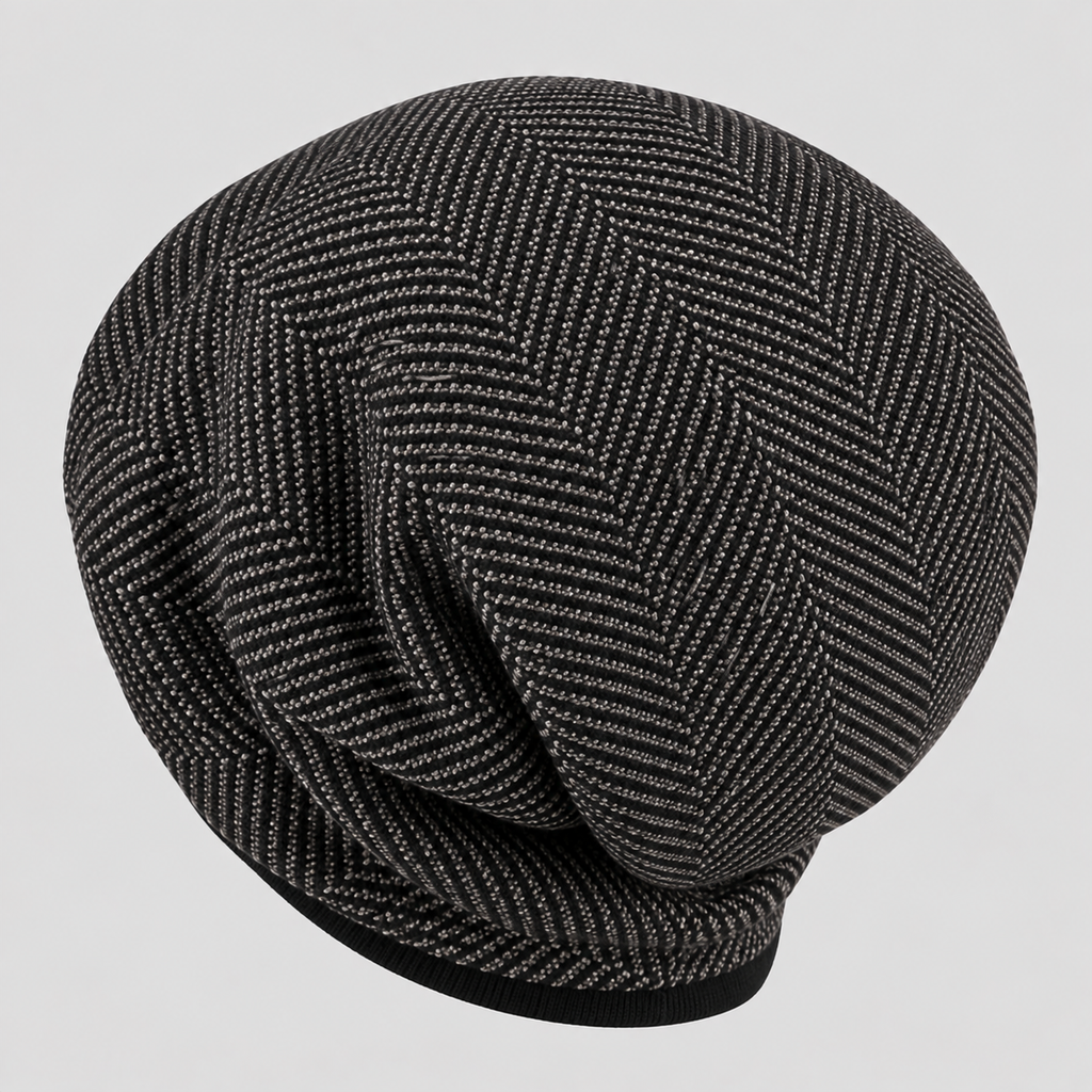 Unisex Fleecefor Hue – Slouchy Strikket Vinterhue
