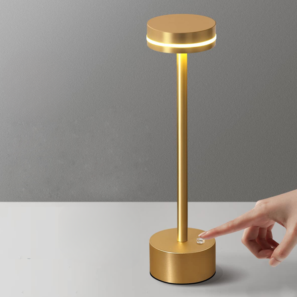 Bordlampe – neutralt design – til indendørs brug