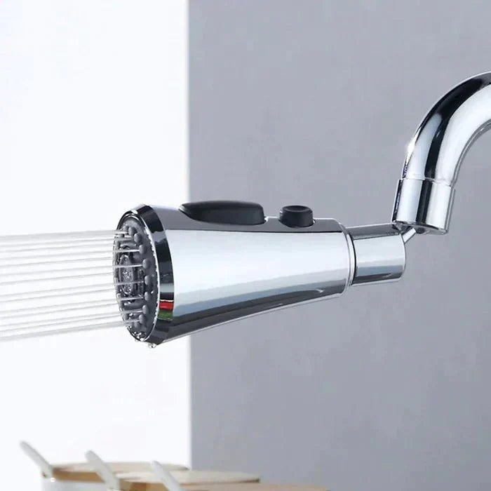 360Tap | Universal taphoved – 3-mode spray, 360° rotation, metal