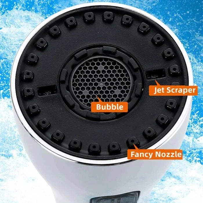 360Tap | Universal taphoved – 3-mode spray, 360° rotation, metal