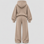 Dame Cropped Hættesæt – Matchende Loungewear Todelt