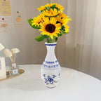 3D Puzzle Vase – EcoBloom, Dekorativ Blomstervase med Aftagelig Vandbeholder