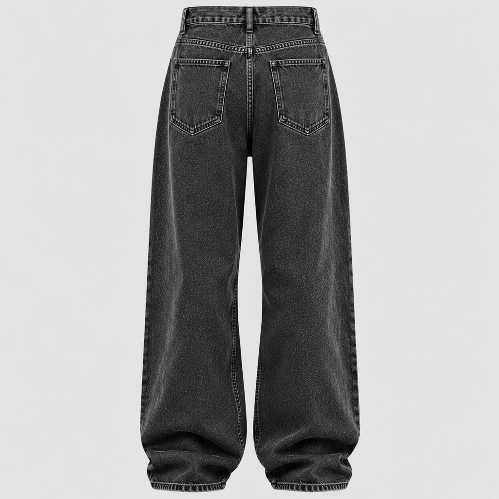 Jeans med Vide Ben til Damer - Høj Talje, Afslappet Pasform