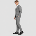 Herre Slim Fit Todelt Jakkesæt – Notch Revers Enkeltknap