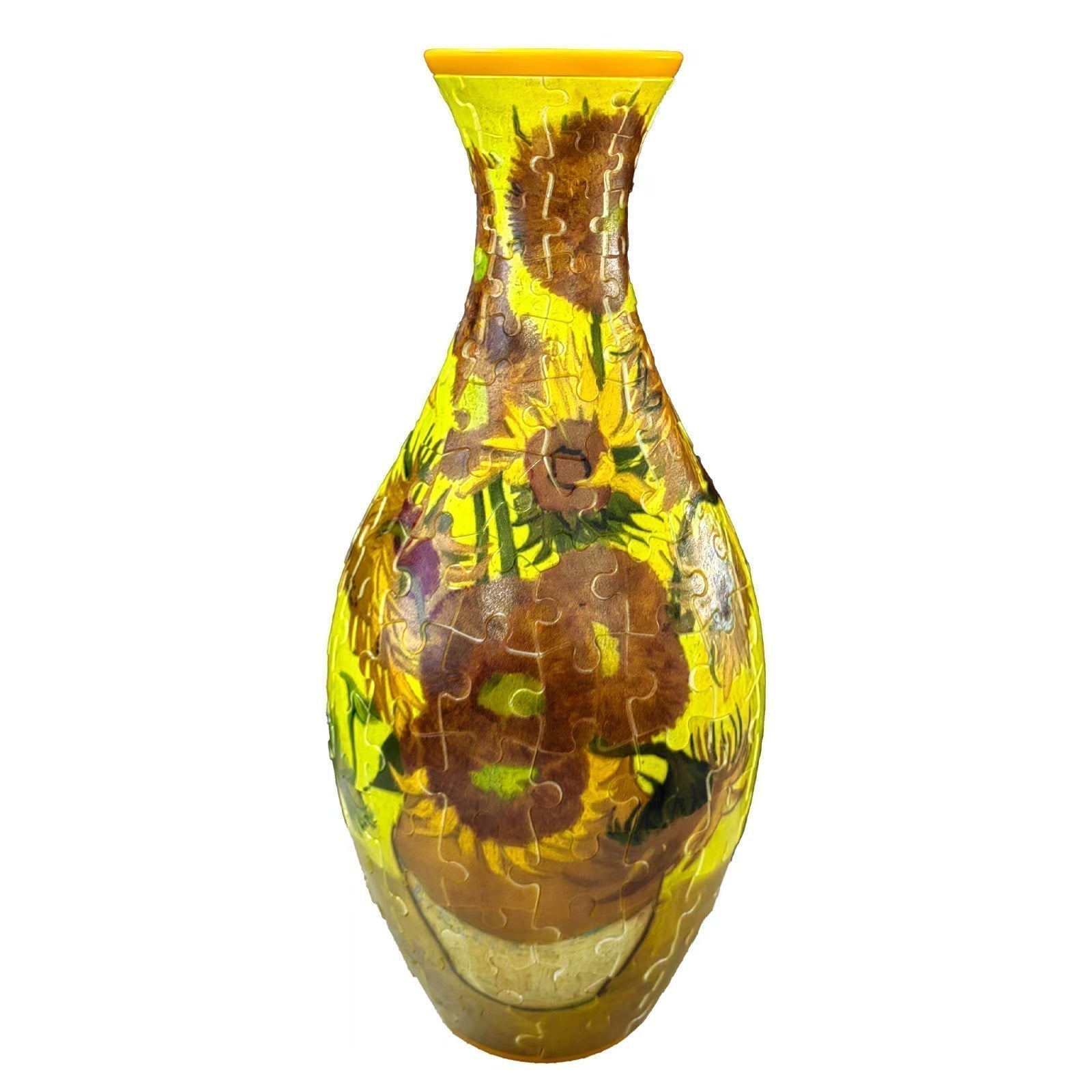 3D Puzzle Vase – EcoBloom, Dekorativ Blomstervase med Aftagelig Vandbeholder