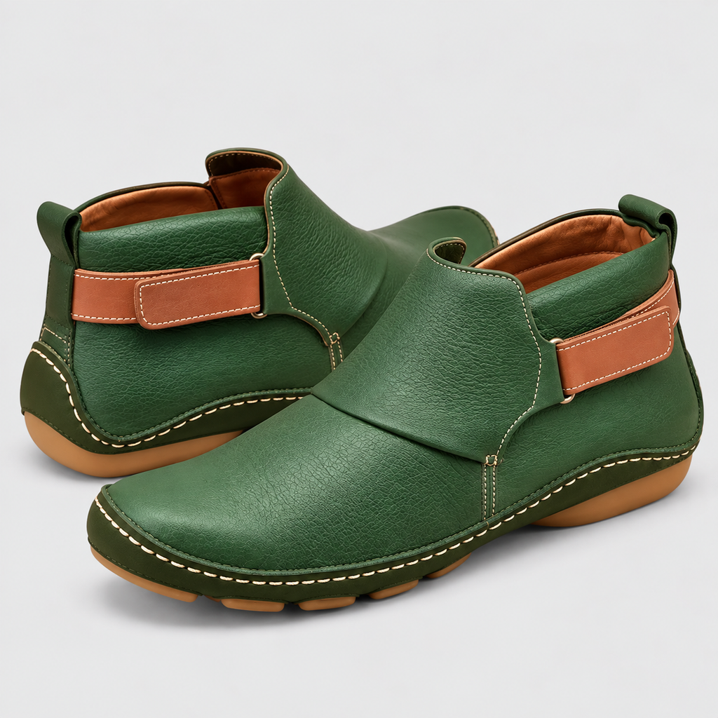 Vandtætte Ankelstøvler til Damer - Slip-On med Elastisk Panel