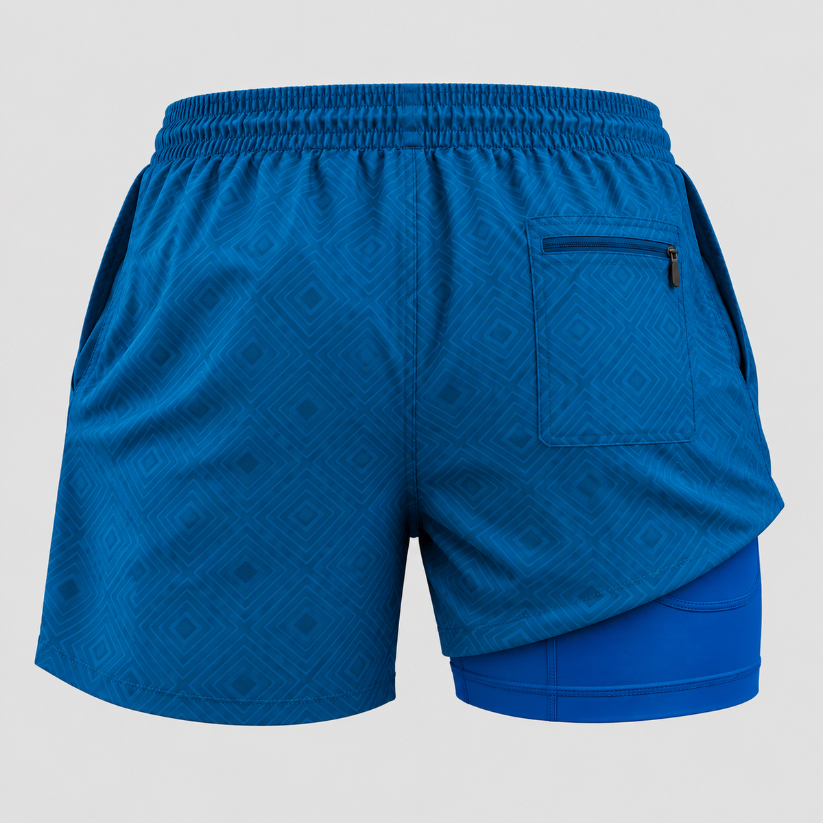 Herre 2-i-1 Badeshorts – Mesh For med Refleksdetalje