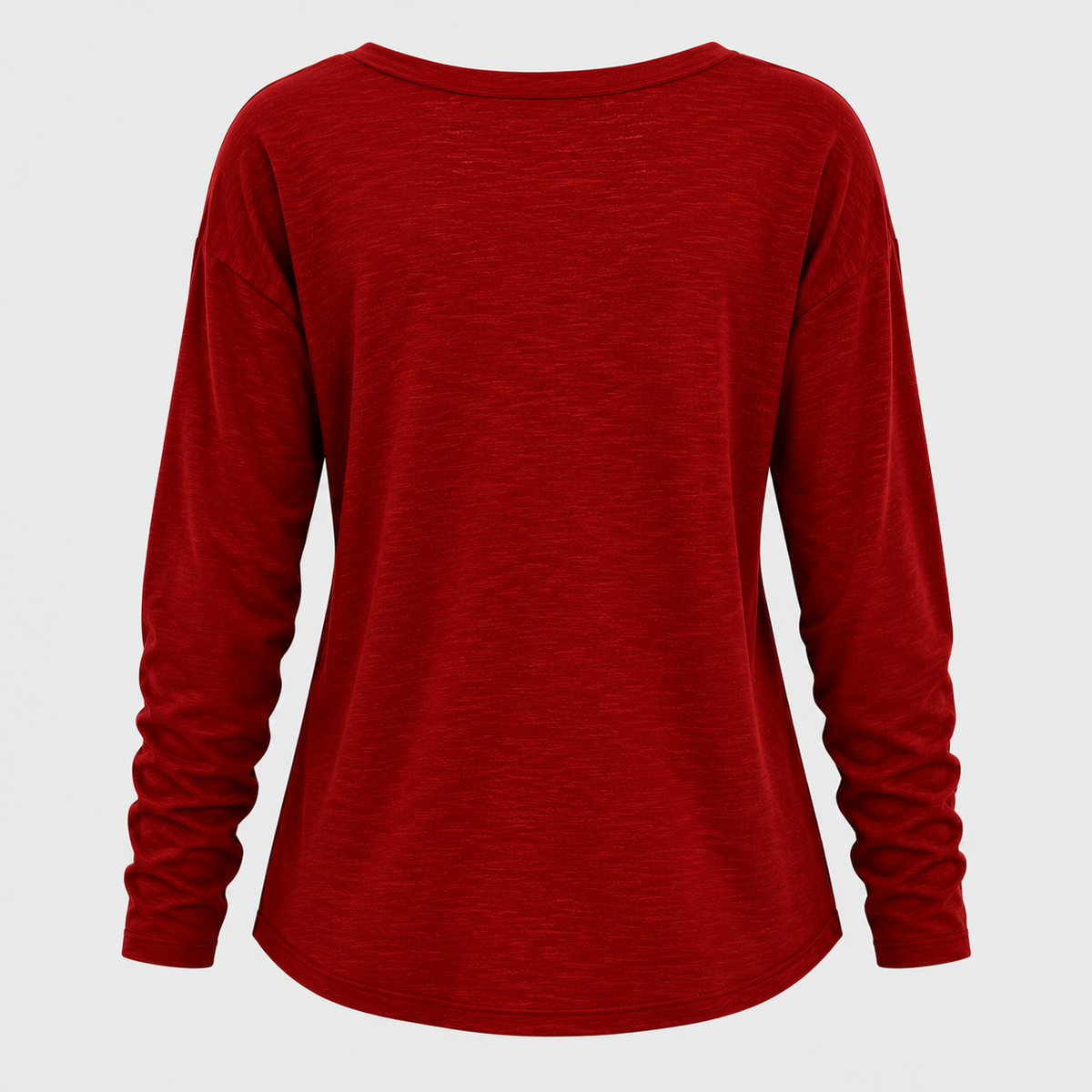 Stjerneprintet Sweater til Damer - V-Hals Strækstrik