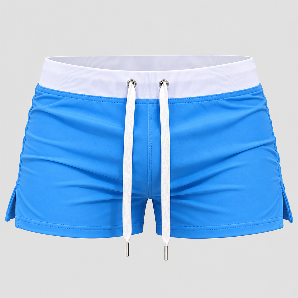 Herre Hurtigttørrende Badeshorts – Snøretalje Badebukser