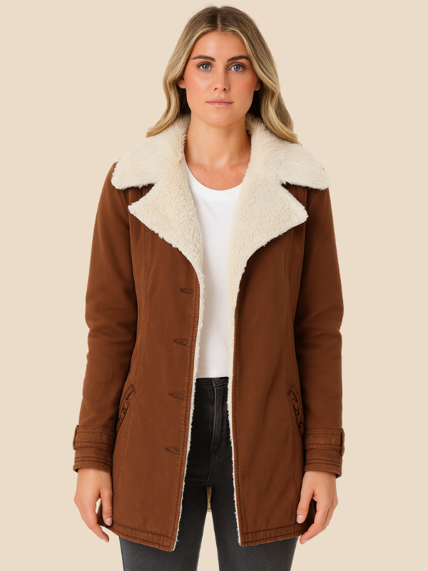 Foret Jakke til Kvinder – Fleece & Bomuldsblend