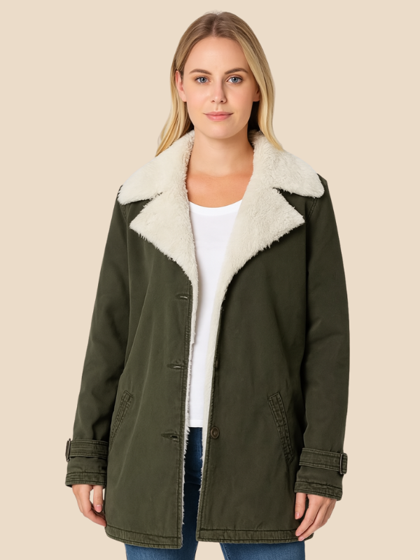 Foret Jakke til Kvinder – Fleece & Bomuldsblend
