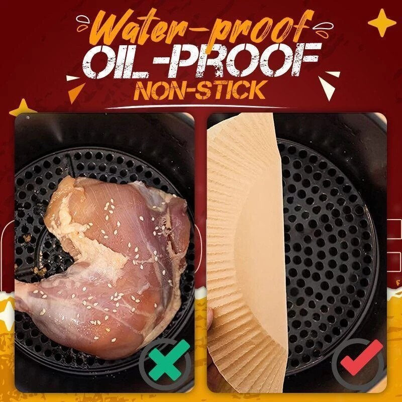 Airfryer rengøringssæt – 50 stk engangsindsatser