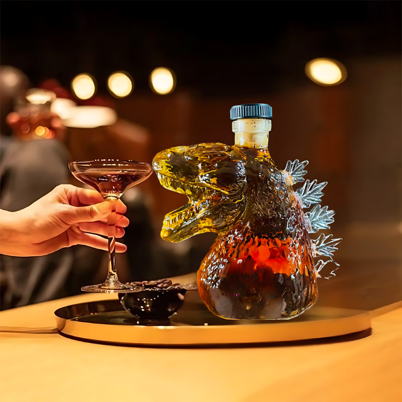 AnimalBottle – Dyrformet Glas Drikkeflaske
