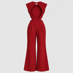 Formstøbt Jumpsuit til Damer - Ærmeløs med Drapering ved Taljen
