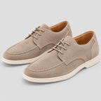 Herre Ruskindsloafers – Slip-On Moc Toe Flad Sål