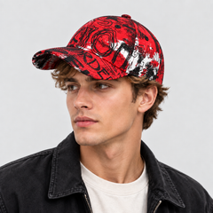 Rød Baseball Kasket
