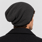 Unisex Fleecefor Hue – Slouchy Strikket Vinterhue