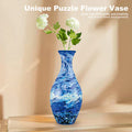 3D Puzzle Vase – EcoBloom, Dekorativ Blomstervase med Aftagelig Vandbeholder