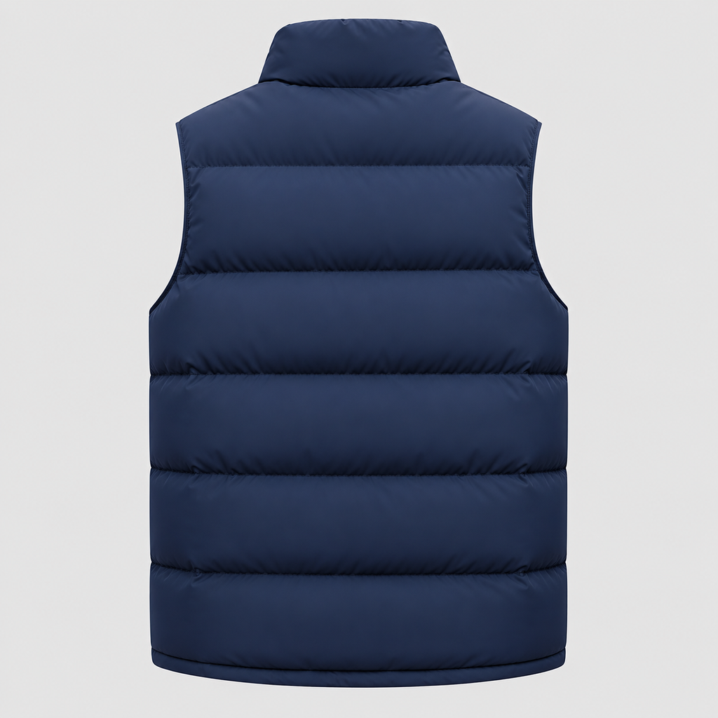 Herre Hætte Puffer Vest – Ærmeløs Quiltet Bodywarmer