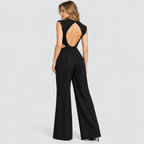 Formstøbt Jumpsuit til Damer - Ærmeløs med Drapering ved Taljen