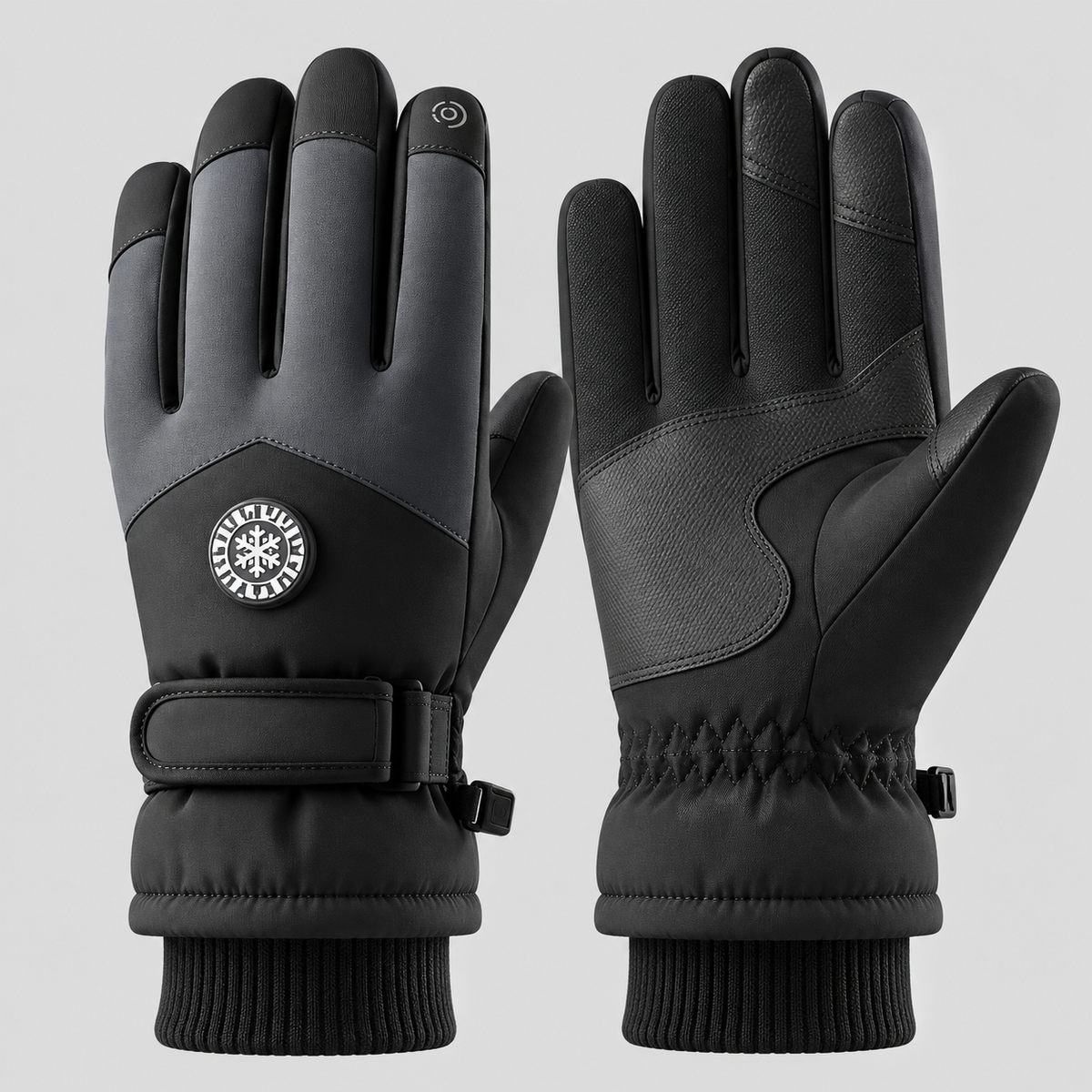 Unisex Vintersportshandsker - Vandtætte med Touchscreen-Fingerspidser