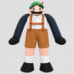 Bayersk Piggyback-Kostume - Ride-On Illusion til Oktoberfest