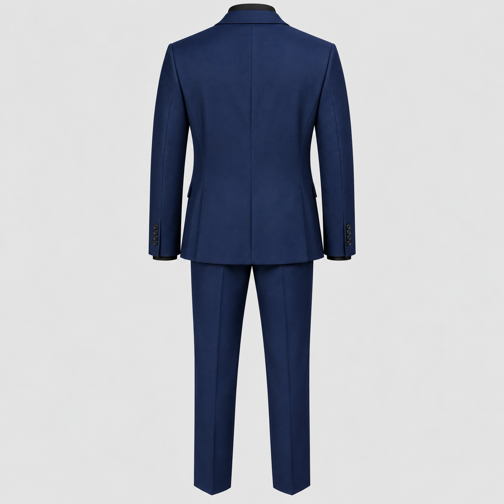 Herre Slim Fit Todelt Jakkesæt – Notch Revers Blazer