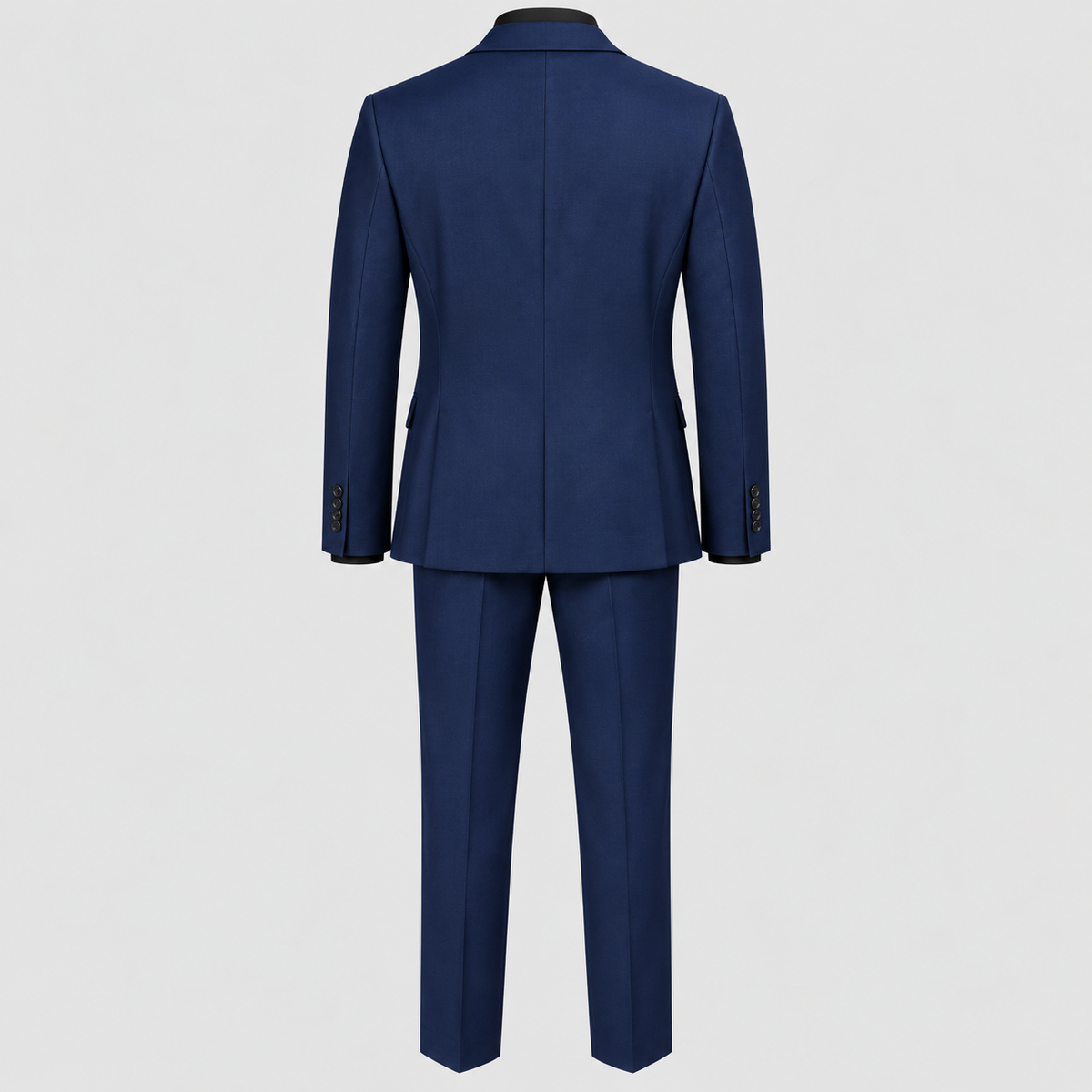 Herre Slim Fit Todelt Jakkesæt – Notch Revers Blazer