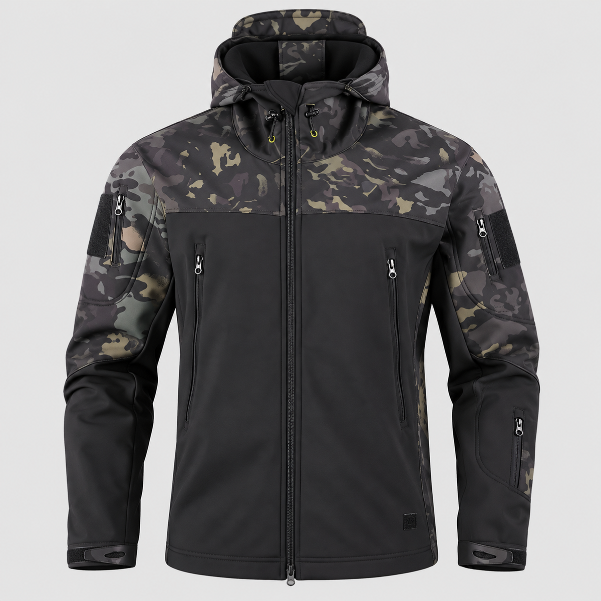 Taktisk Softshell-Jakke til Herrer - Vandafvisende, Med Hætte