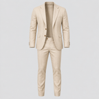 Herre Slim Fit Todelt Jakkesæt – Blazer og Bukser