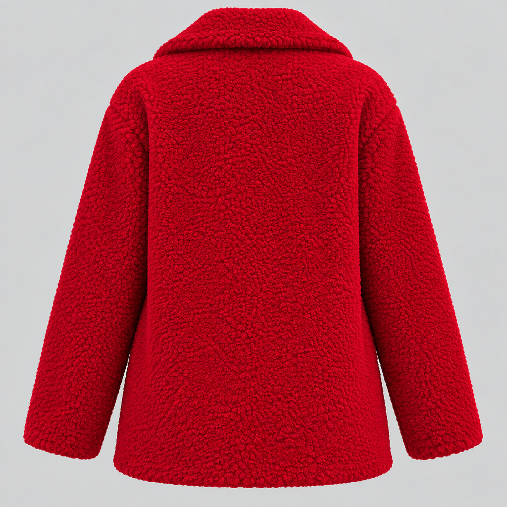 Teddy Fleece Jakke – Dobbeltradet Vinterfrakke