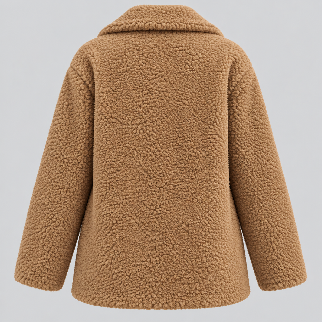 Teddy Fleece Jakke – Dobbeltradet Vinterfrakke