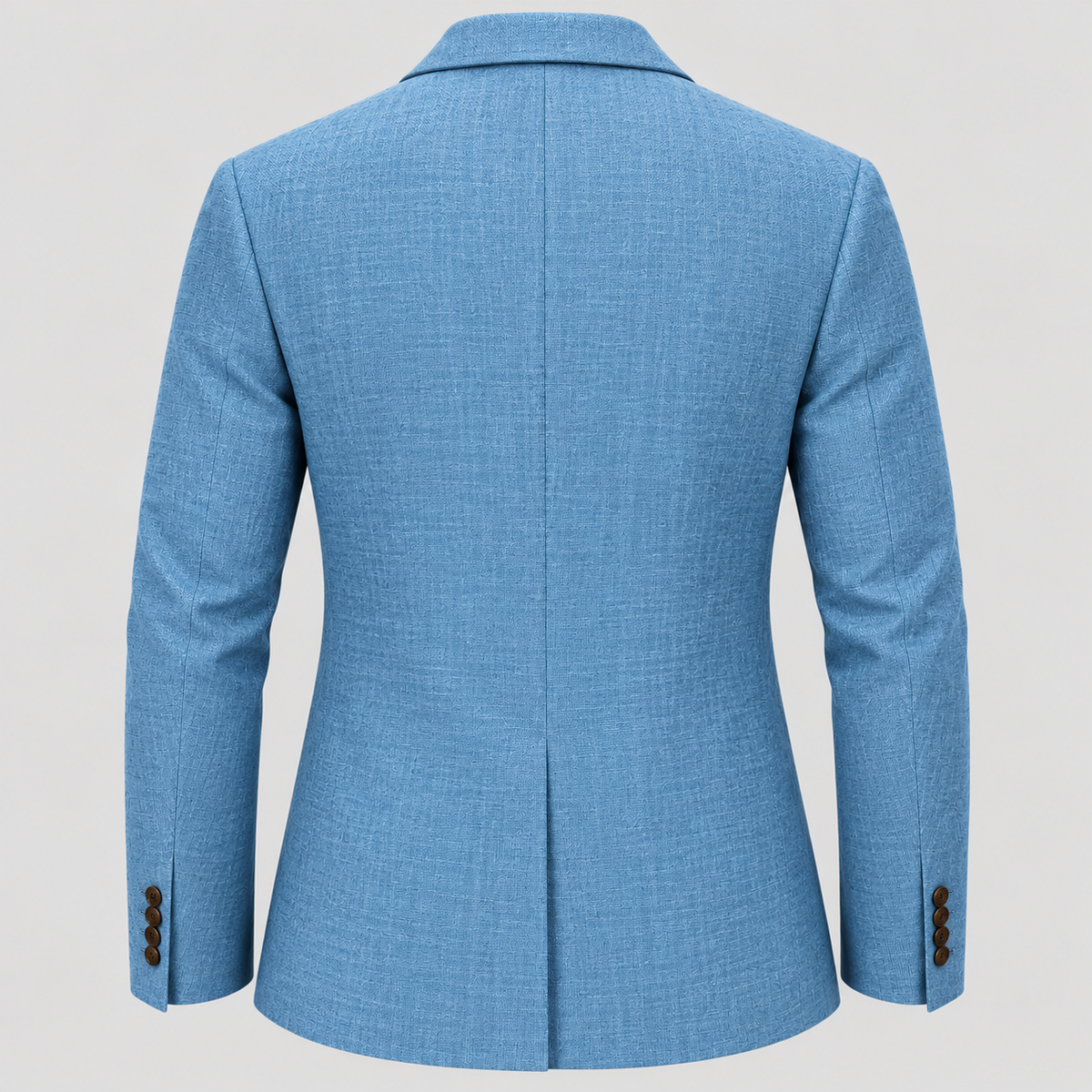 Herre Slim Fit Bomulds-Linned Blazer – Notch Revers Jakke