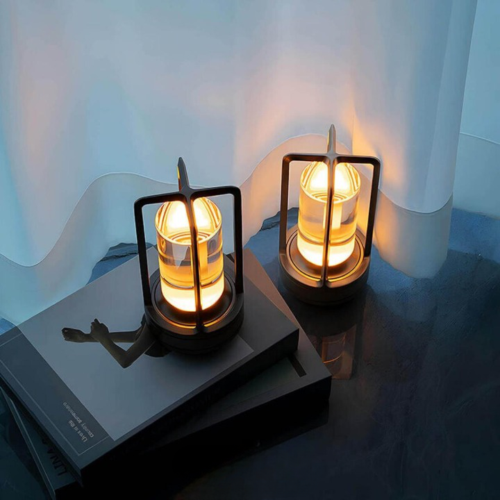 Auralight Trådløs Bordlampe – LED, Vandtæt, Bærbar