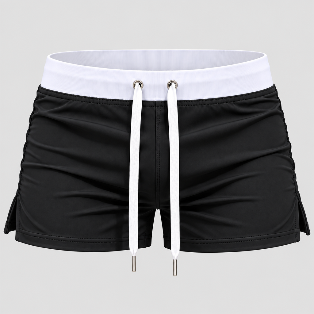 Herre Hurtigttørrende Badeshorts – Snøretalje Badebukser
