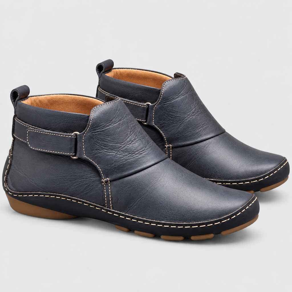Vandtætte Ankelstøvler til Damer - Slip-On med Elastisk Panel
