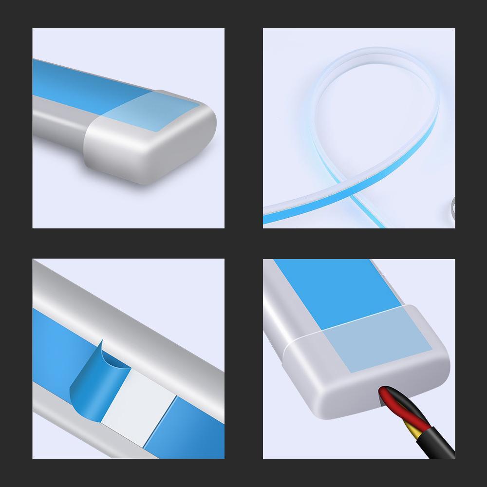 Fluorescerende Blinklys til Bil – LED Strip