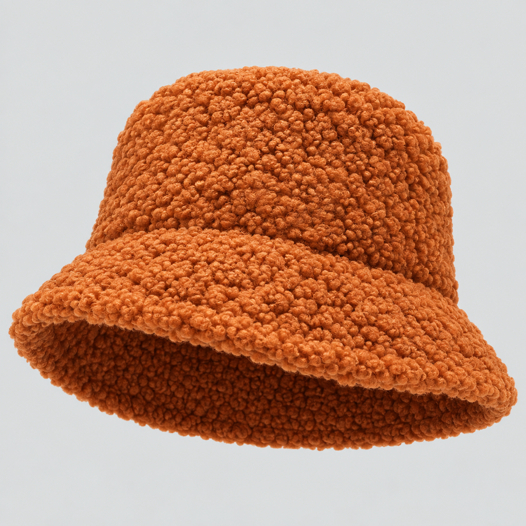 Teddy Fiskerhat - Tekstureret Lammeuldshat i Seks Farver