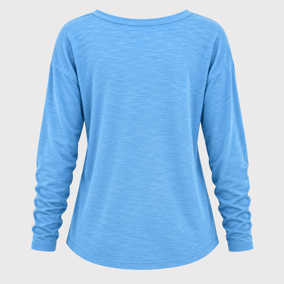 Stjerneprintet Sweater til Damer - V-Hals Strækstrik