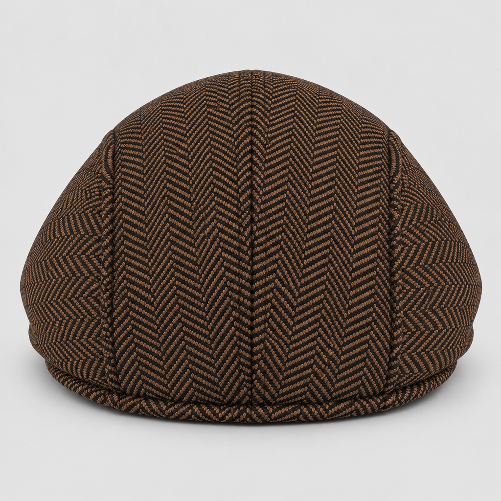 Herringbone Flat Cap – Tweed Sixpence til Herrer