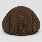 Herringbone Flat Cap – Tweed Sixpence til Herrer