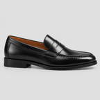 Herre Læderloafers – Slip-On Penny Loafer Stil