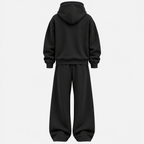 Herre Colorblock Hoodie Sæt – Straight Cut Træningsdragt