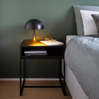 Bordlampe Braga rund bordlampe med lysrefleksion
