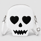 Kranieformet Crossbodytaske - Halloween-Taske i PU-Læder